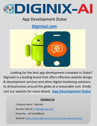 App Development Dubai