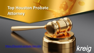 Top Houston Probate Attorney - Kreig LLC
