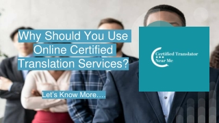 Why Should You Use Online Certified Translation Services_