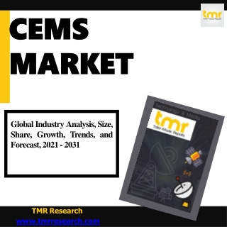 CEMS Market: Trends and Opportunities | Forecast to  2031
