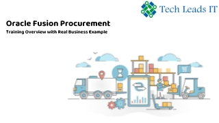 Oracle Fusion Procurement Training Overview with Real Business Example