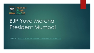 BJP Yuva Morcha President Mumbai
