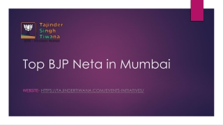 Top BJP Neta in Mumbai