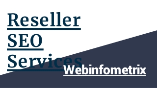 Reseller SEO Services