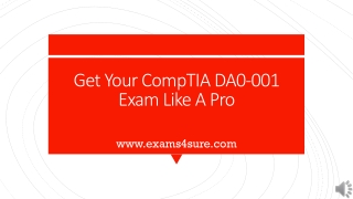 CompTIA Data  DA0-001 Questions Answers