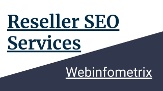 Reseller SEO Services
