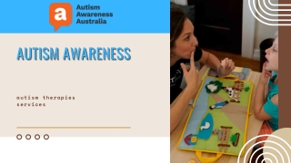 Find top autism therapies services - Autism Awareness