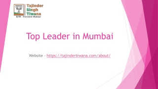 Top Leader in Mumbai