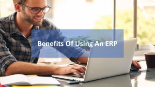 Benefits Of Using An ERP