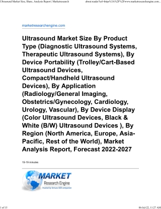 Ultrasound Market