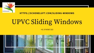 UPVC Sliding Windows