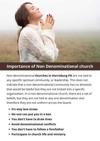 Importance of Non Denominational church