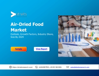 Air Dried Food Market Research Competitors Strategy, Regional Analysis and Growt
