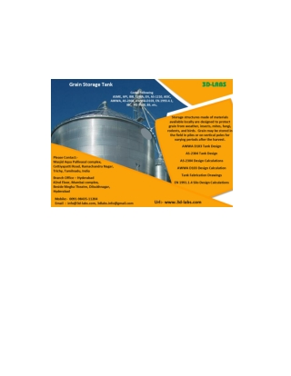 grain storage tank design