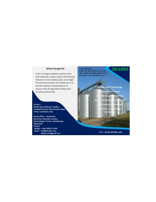 wheat storage silo design