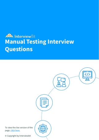 Manual Testing Interview Questions and Answers