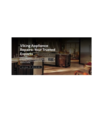 Viking Appliance Repairs