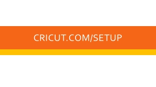 cricut.com/setup