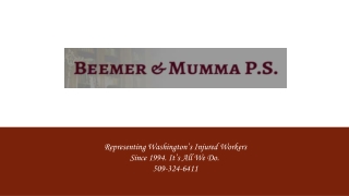 Contact L and I Spokane Attorney  | Beemer & Mumma P.S. | Labor & Industries