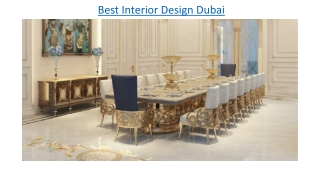 Best Interior Design Dubai