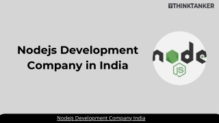 NodeJs Development Company India - ThinkTanker