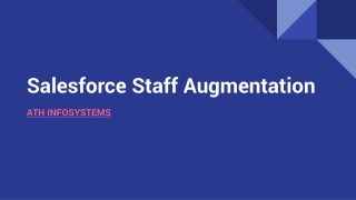 Salesforce Staff Augmentation