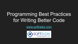 Programming Best Practices for Writing Better Code