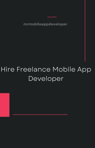 Hire freelance mobile app developer 2022