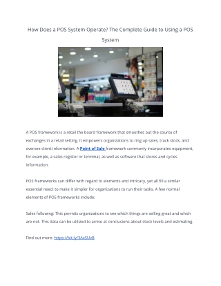 How Does a POS System Operate? The Complete Guide to Using a POS System