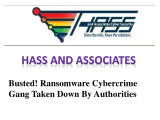 Busted! Ransomware cyberkriminalitet banden taget ned af my