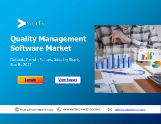 Quality Management Software Market Share, Size, Growth, Trends, Revenue