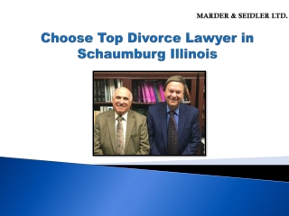 Choose Top Divorce Lawyer in Schaumburg Illinois