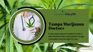 Find the best Medical Marijuana Doctors in Tampa