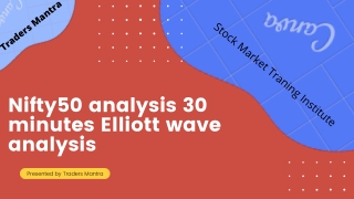 Nifty50 analysis 30 minutes Elliott wave analysis