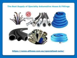 The Best Supply of Specialty Automotive Hoses and Fittings