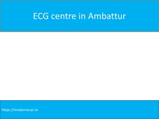 ECG centre in Ambattur