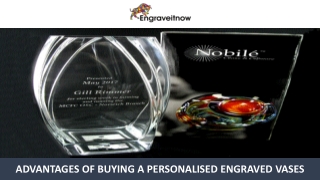 Advantages of Buying a Personalised Engraved Vases