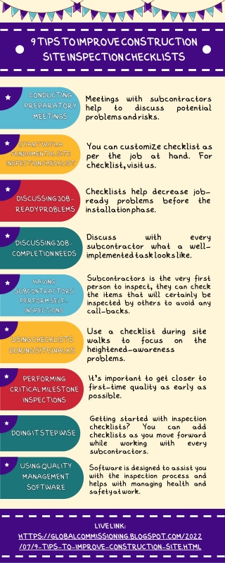 9 Tips to Improve Construction Site Inspection Checklists