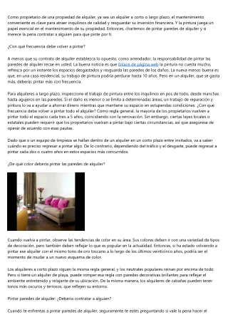 Claves para pintar su vivienda como un verdadero profesional