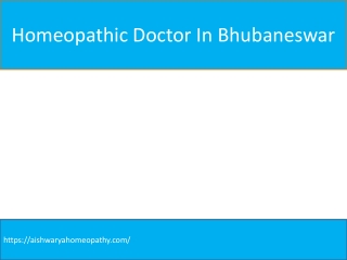 Homeopathic Doctor In Bhubaneswar