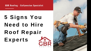 5 Signs You Need Roof Repair Experts