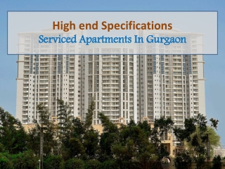 Fabulous Service Apartments in Gurgaon