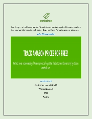 Price History Tracker  Amzdealz.net