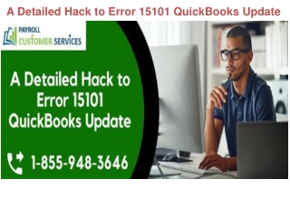 A Detailed Hack to Error 15101 QuickBooks Update