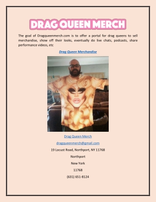 Drag Queen Merchandise Online