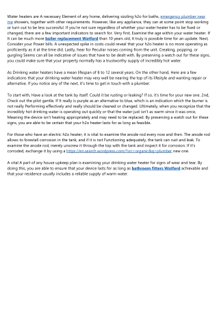 Is Tech Making harrow plumbing services Better or Worse?