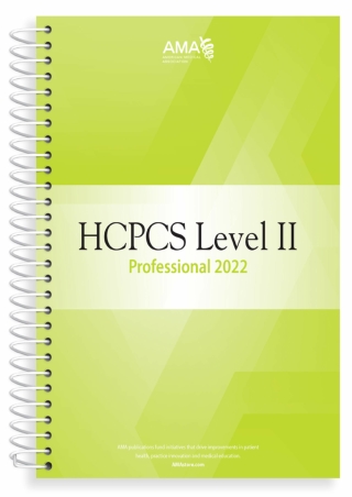 EBOOK HCPCS Level II Professional Edition 2022 HCPCS Level II American