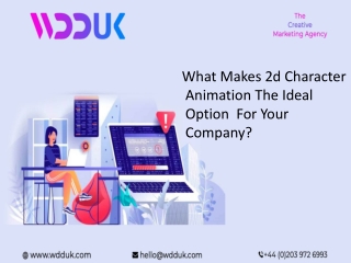 What Makes 2d Character Animation The Ideal  Option  For Your  Company