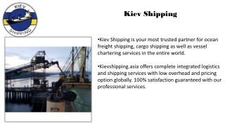 Ship Chartering Services