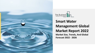 Smart Water Management Market Scope, Growth Objectives And Outlook Report